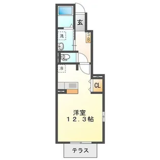 グリーンヒルズ A【1階】の間取り