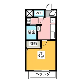 エルピス フタゴ【1階】の間取り