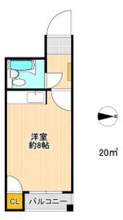 アルゴ境川【1階】の間取り