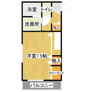 ドミナント竜ヶ崎【3階】の間取り
