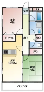 エスパスあけぼの【3階】の間取り