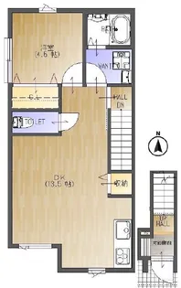クレインハイツ【2階】の間取り