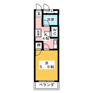 センチュリーハイツ【2階】の間取り