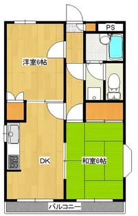 フレグランスII【3階】の間取り