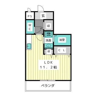 プレミアムキャッスル西春II【3階】の間取り
