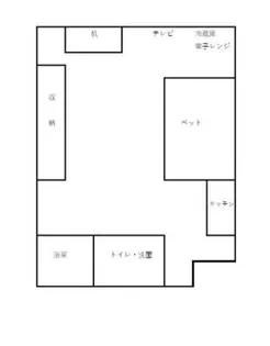 曙町マンション【3階】の間取り