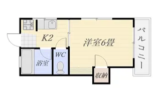 井手コーポ【2階】の間取り