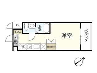 レジディア比治山公園【2階】の間取り