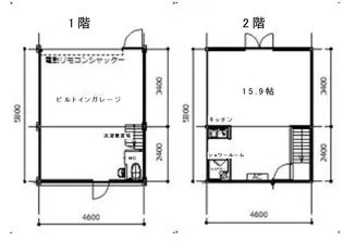 大阪府守口市滝井西町1【一戸建】の間取り