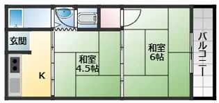 2Kの間取り画像