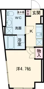 Fika大井町【1階】の間取り