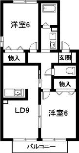 マイリトルタウン高師 五番館【2階】の間取り