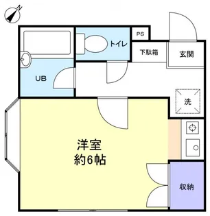 ロフティーフラワー1号館【1階】の間取り