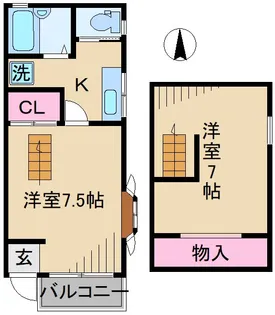 神奈川県横浜市港北区下田町1【アパート】の間取り