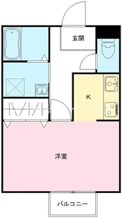 コンフォート青柳【2階】の間取り