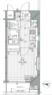 ルモンド南麻布【5階】の間取り