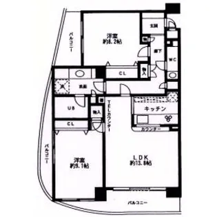 シルフィード南平台C【4階】の間取り