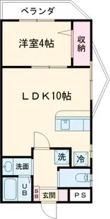 パレスジョージタウン【3階】の間取り