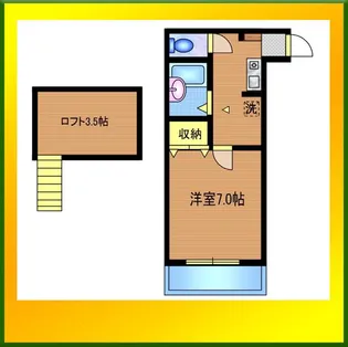 ドリームハイツ【1階】の間取り