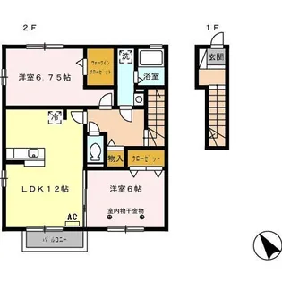 サンパティック【2階】の間取り