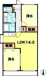 T-net ルネス小手指【2階】の間取り