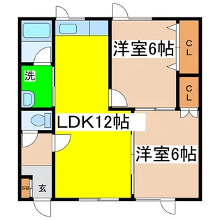 Rise(ライズ)【2階】の間取り