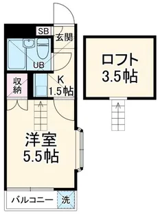 ケントハウス【2階】の間取り