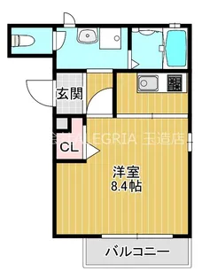 大阪府大阪市東成区中本2【アパート】の間取り
