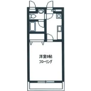 ラ・グラース厚木駅前【2階】の間取り