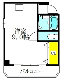 寺本マンション【4階】の間取り