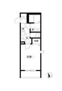リュミエール砧【1階】の間取り