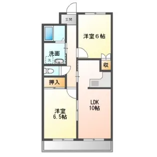 グランシャリオI【2階】の間取り