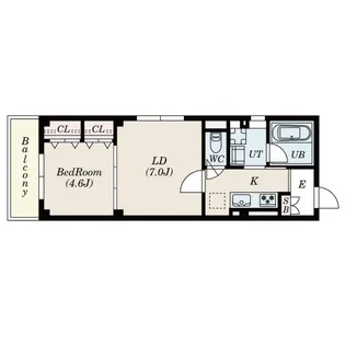 東京都日野市万願寺4【マンション】の間取り