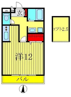 セレニティーホームズ C【2階】の間取り