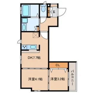 エスコート目白【3階】の間取り