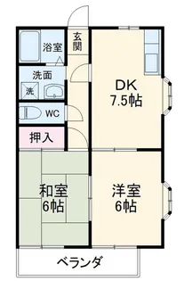 エクセレントノヴァC【2階】の間取り