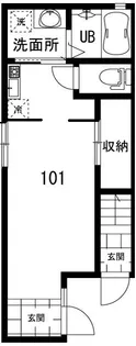 ライフ目黒【1階】の間取り