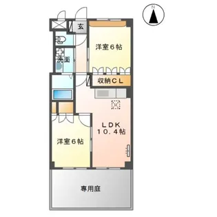 Crystal MT【1階】の間取り