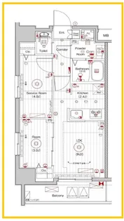 メイクスWアート横浜関内【7階】の間取り