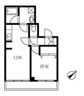 ベルプラウド【1階】の間取り
