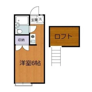 東京都小金井市前原町4【アパート】の間取り