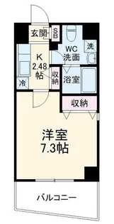 スペースアメニティ溝口【6階】の間取り