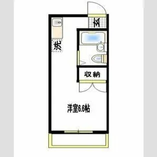 コーポ宮本【2階】の間取り