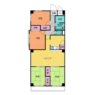 ラシエールR&I【5階】の間取り