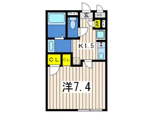 フォーチューン泉【2階】の間取り