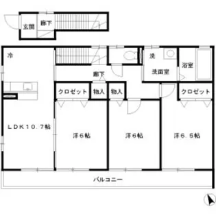 神奈川県川崎市麻生区上麻生6【アパート】の間取り