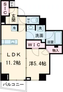 ピエール・リヴィエール白金台II【1階】の間取り