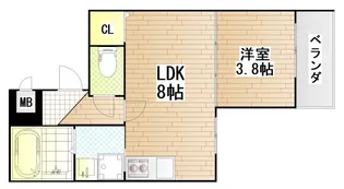 SAKURA RIVER【1階】の間取り
