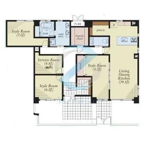 東京都江戸川区南篠崎町3【マンション】の間取り