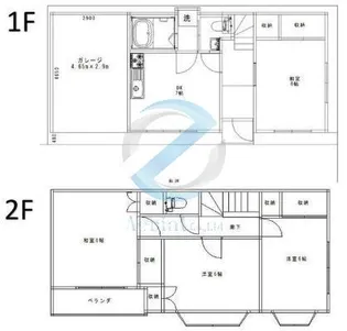 東京都江戸川区西瑞江3【一戸建】の間取り